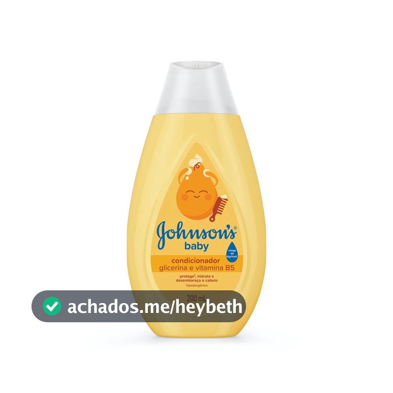 Condicionador Johnson's Baby, 200ml