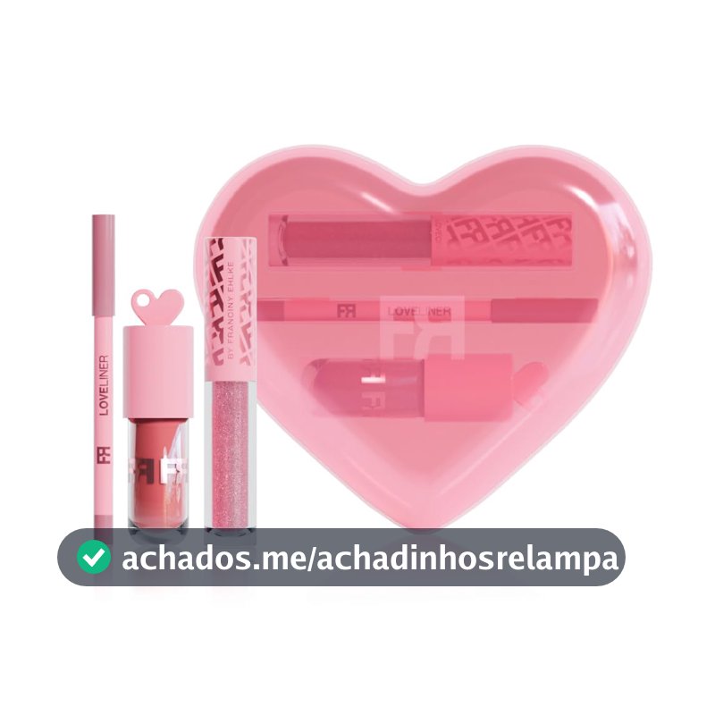 KIT FRAN LOVE KIT GLOSS LABIAL E LÁPIS LABIAL BY FRANCINY EHLKE