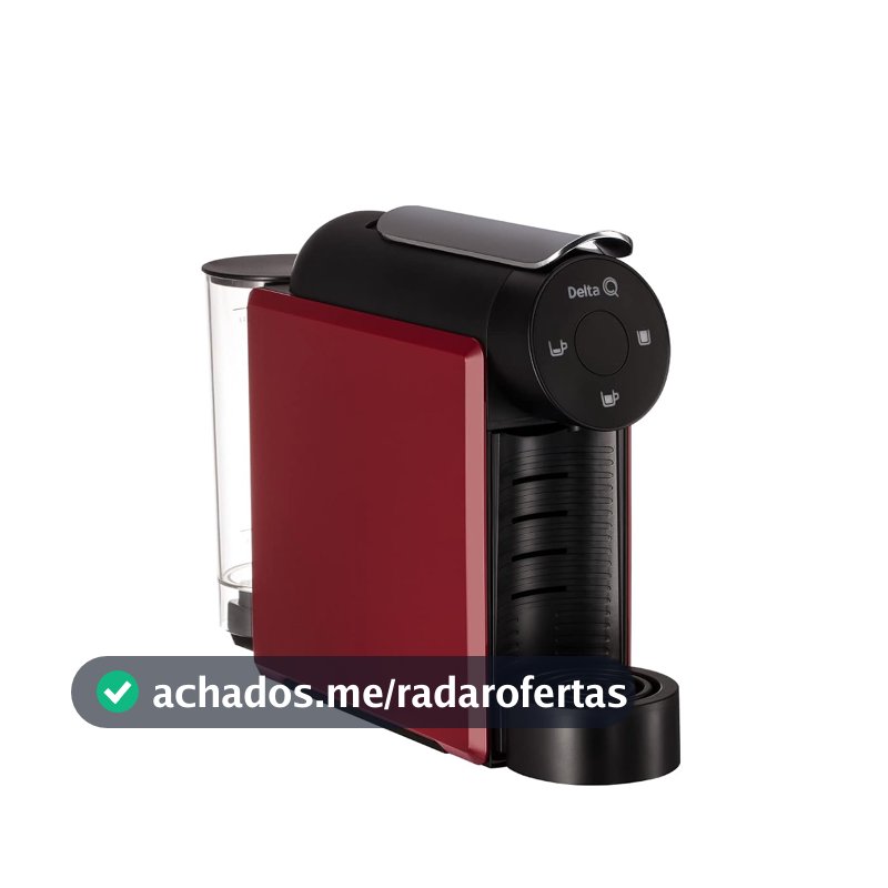 Cafeteira Cápsulas MiniQool Vermelha 220V