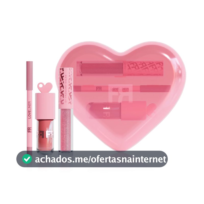 Kit de Gloss Labial e Lápis Labial Fran Love by Franciny Ehlke