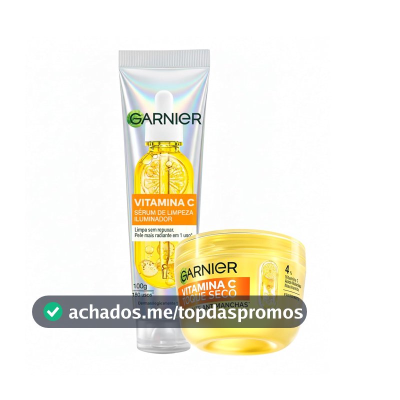 Sérum de limpeza 100g + Hidratante Antimanchas Garnier 85g