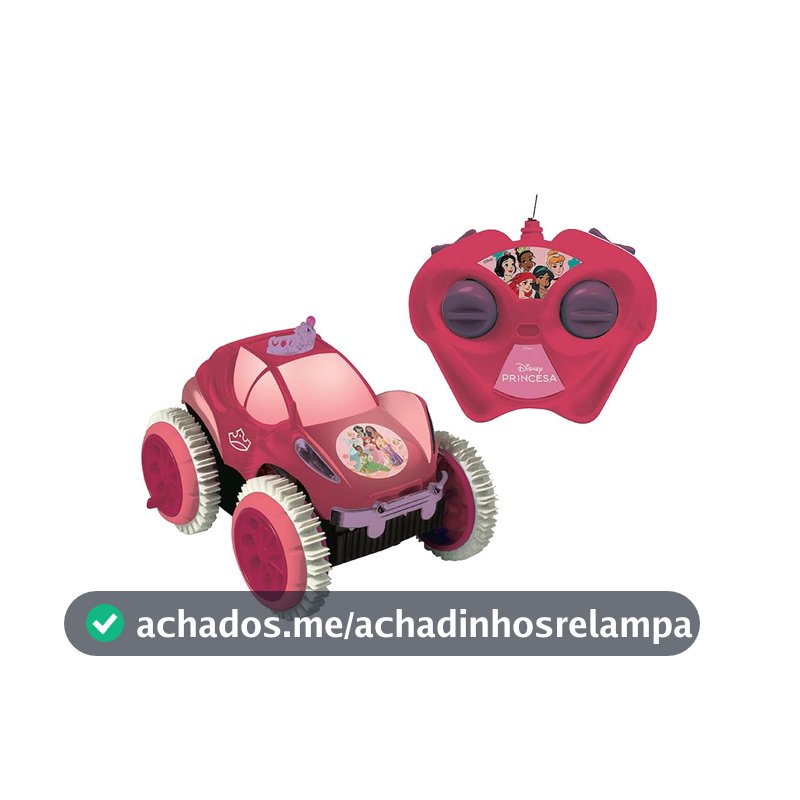 Candide, Carrinho de Controle Remoto, Princesas Giro Encantado - 3 Funções
