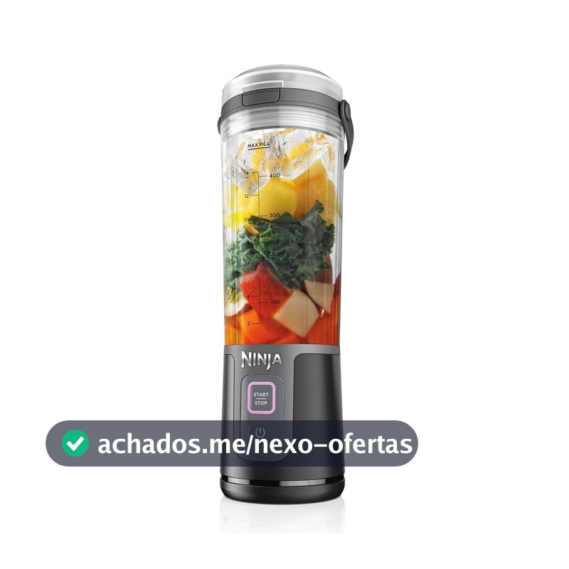Ninja, Liquidificador Portátil, Blast, Sem Fio, Bivolt