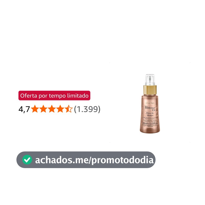 Óleo de Tratamento Protetor com Óleo de Monoi 60ml