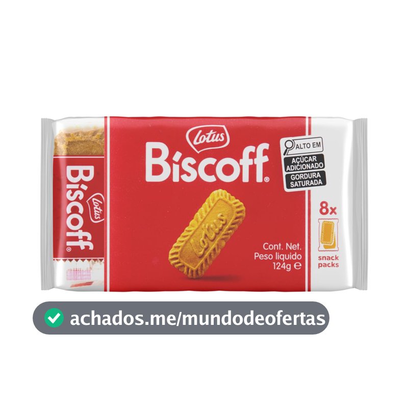 Lotus Biscoff Biscoito Doce Pacote 124G