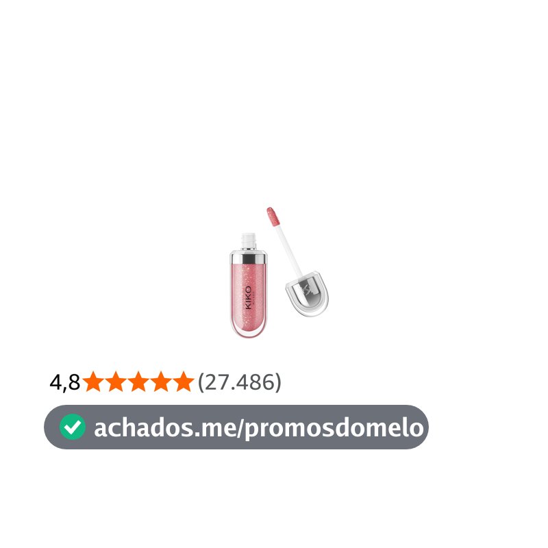 KIKO MILANO, 3D Hydra Lipgloss, Gloss Hidratante Para Os Lábios, Com Efeito 3D, Fórmula Com Extrato de Bidens