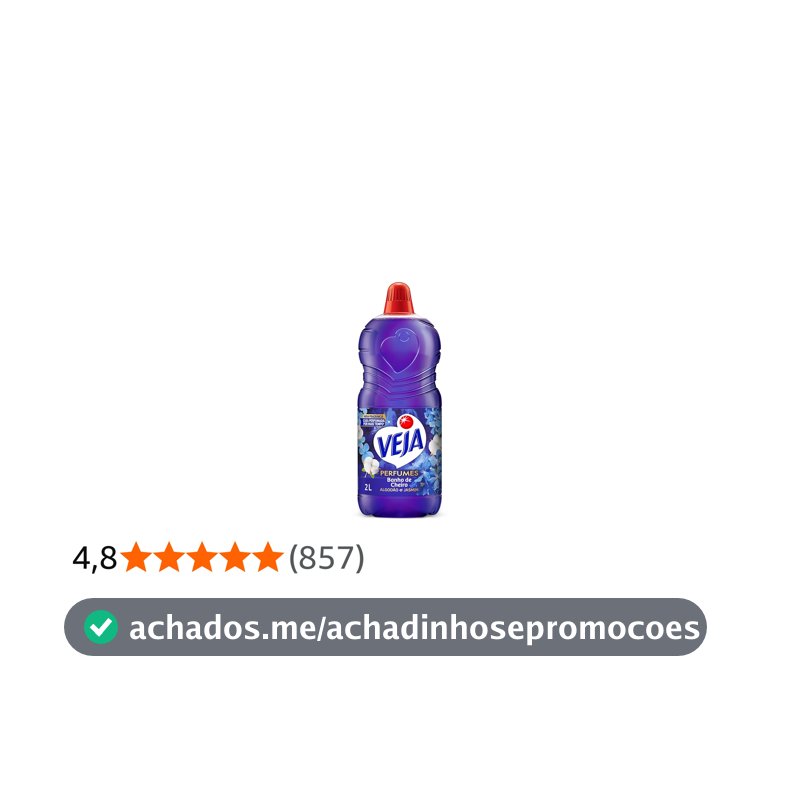 Limpador Perfumado Veja Banho de Cheiro 2L