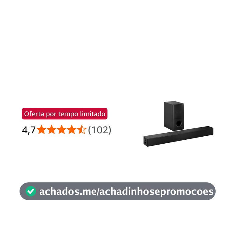 LG Soundbar SH5A 600W (4.1 canais) com AI Sound Pro e WOW Interface – Som Imersivo, Voz Clara e Sincronização Total com sua TV