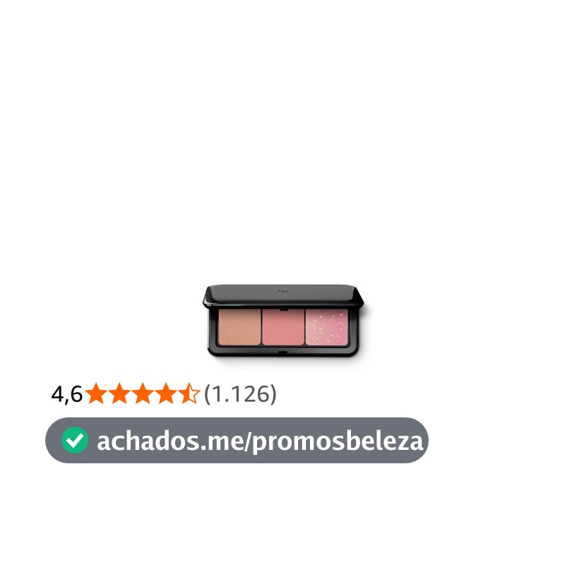 KIKO MILANO, Multi Finish Trio Blush & Bronzer Palette, Paleta Compacta 2 em 1, Cor
