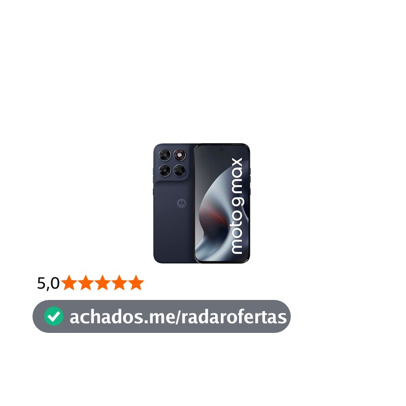 Smartphone Motorola Moto G Max 5G - 256GB 8GB RAM + 16GB RAM Boost, câmera 200MP, OIS, Tela 1.5K extreme AMOLED 120hz, IP68 e IP69 - Grafite
