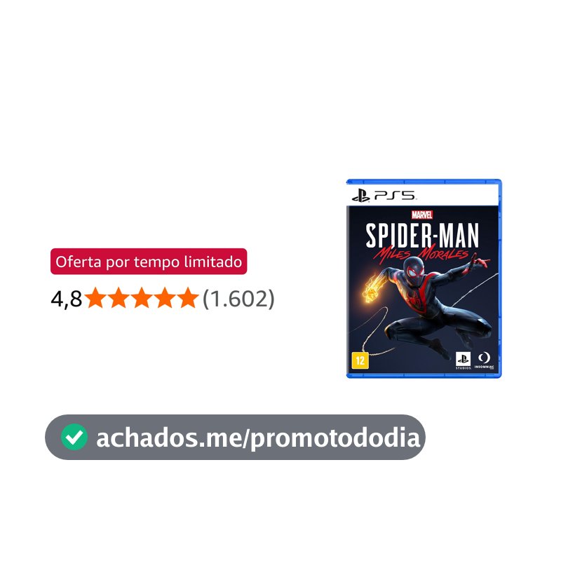 Marvel's Spider-Man: Miles Morales Edição Padrão - PlayStation 5