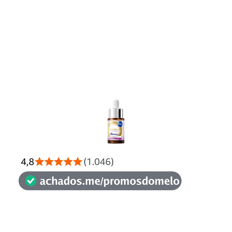 NIVEA LUMINOUS630® Skin Glow Sérum 15ml, Pele Uniforme, Glow Instantâneo, Reduz Manchas e Poros, Hidrata, Cuidado Facial Diário