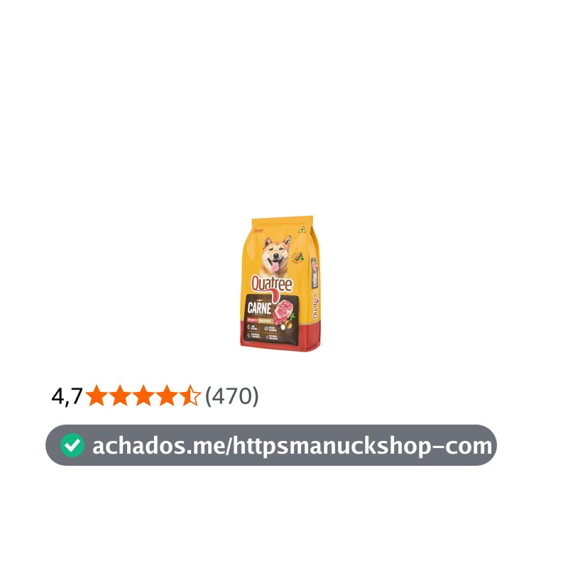 Quatree Ração para Cães Adultos Carne 15kg