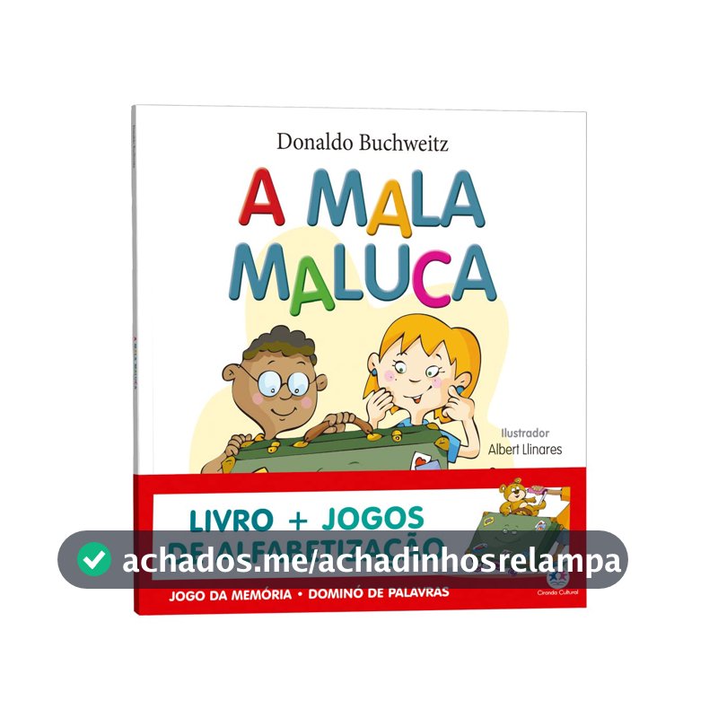 Mala Maluca - Livro + Jogos de alfabetização