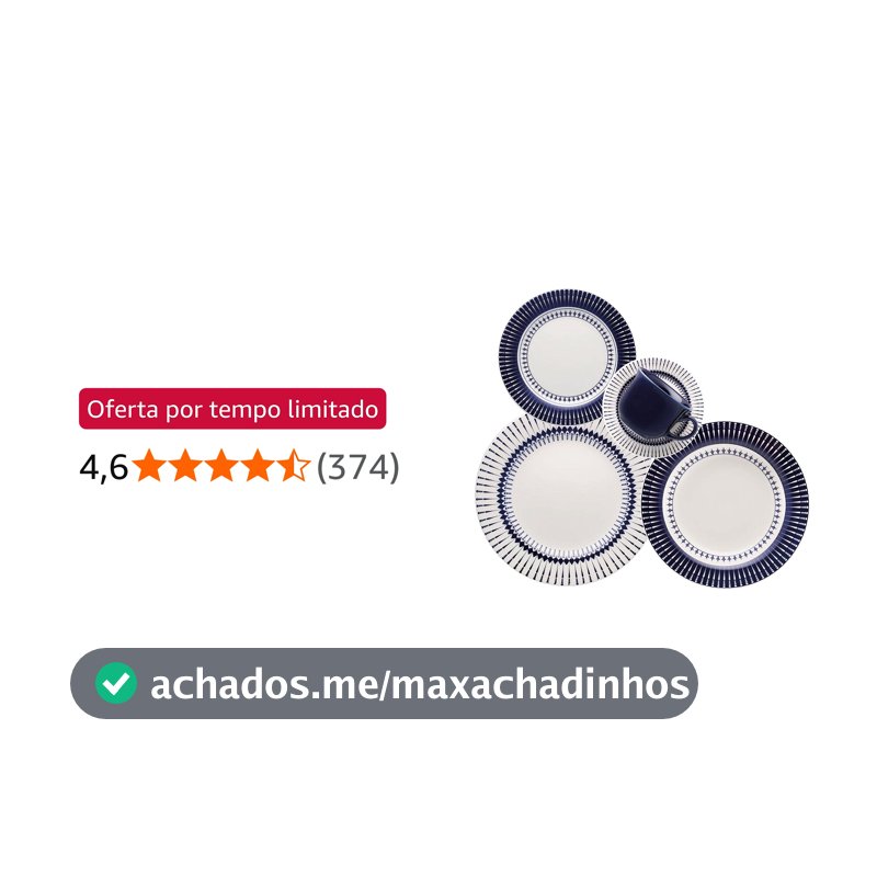 Aparelho de Jantar e Chá 20 peças Donna Colb