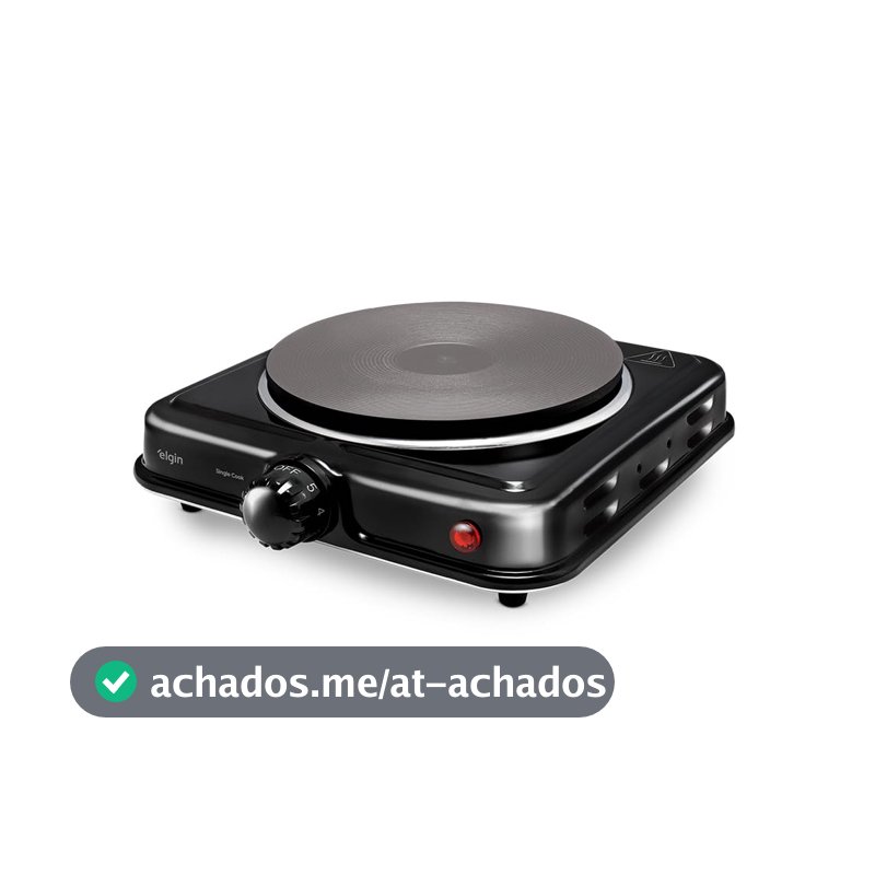 Fogão Elétrico Portátil Cooktop Elgin Single Cook 1 Boca - 110V