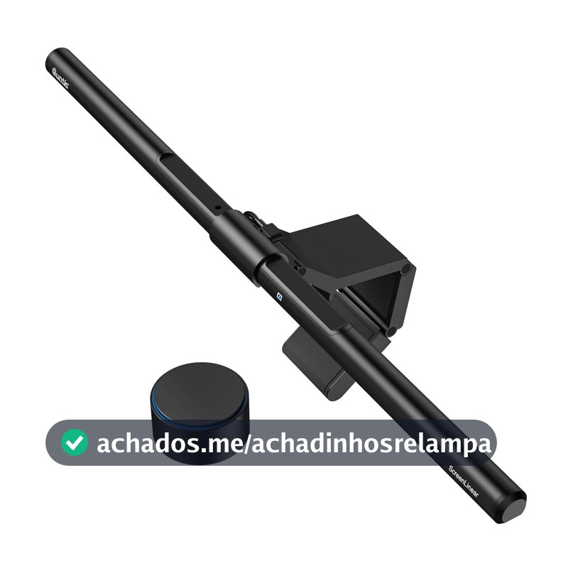 Quntis Light Bar PRO+, Barra de Luz para Monitor com Controle Remoto, Compatível com Monitores Curvos e Planos, Proteção Ocular, Brilho Ajustável com Escurecimento Automático, Sem Reflexo