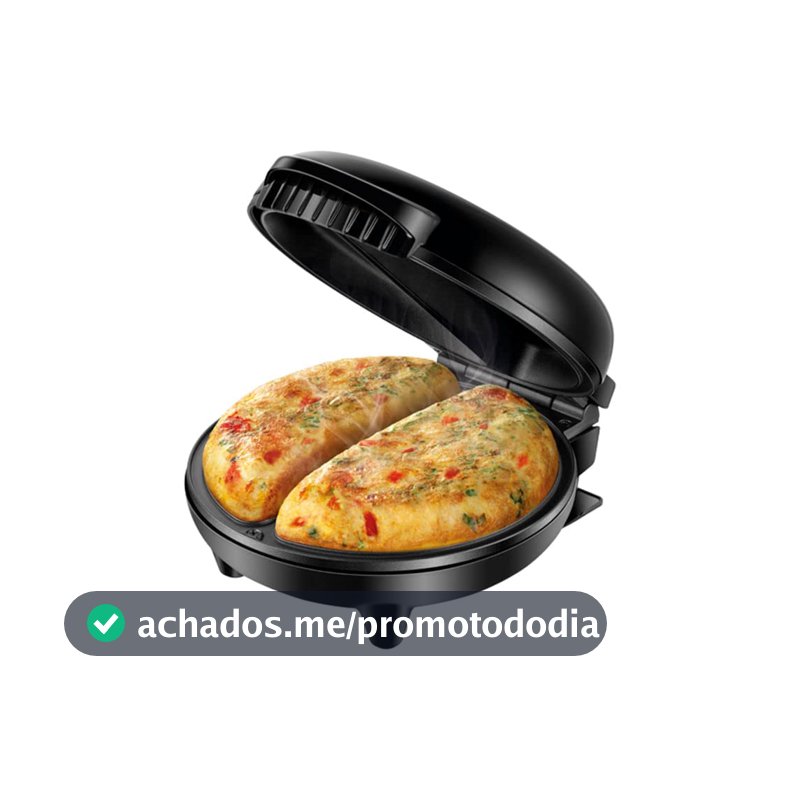 MONDIAL Omeleteira Easy Omelet, Preto, 800W, 110V - OM-02