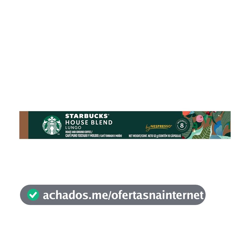 Café em Cápsula Starbucks® House Blend by Nespresso® - 10 cápsulas