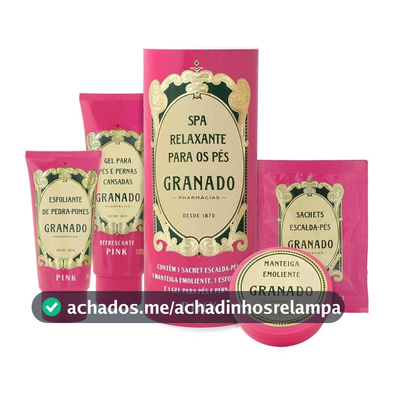 Granado Kit Pink Spa Relaxante Para os Pés