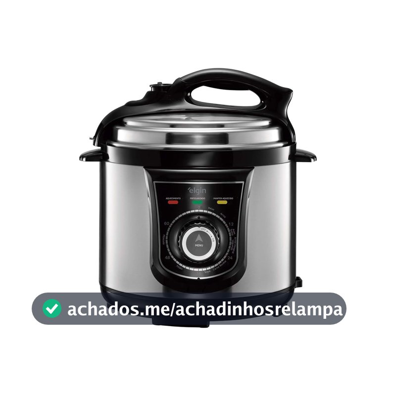 Panela de Pressão Elétrica Elgin 4 Litros Segura e Prática 840W 220V