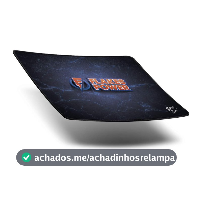 ELG Mousepad gamer flakes power speed - linha gamer flakes power, azul