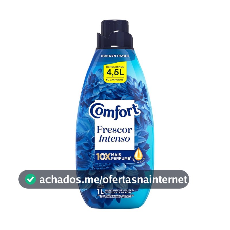 Comfort Amaciante Concentrado Frescor Intenso 1 L