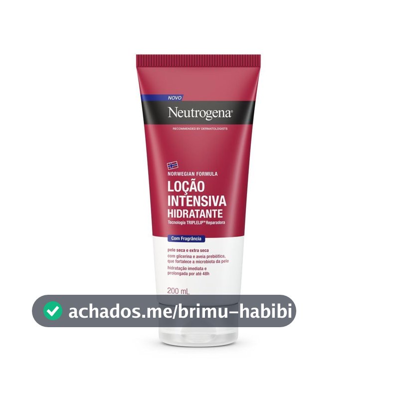Hidratante Corporal Neutrogena Norwegian Intensivo, Com Fragrância, 200ml