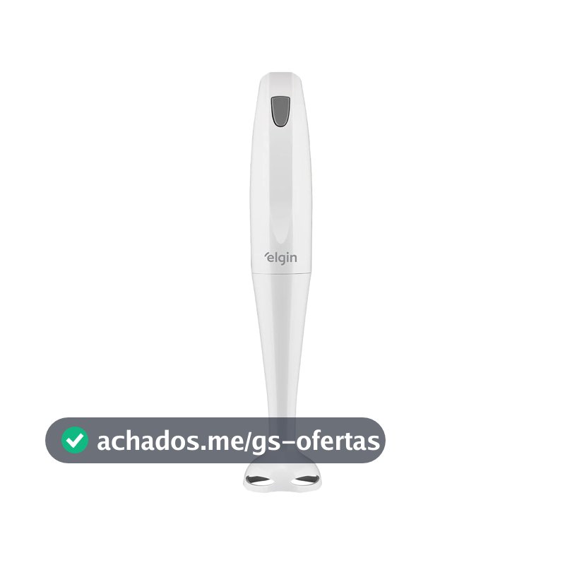Mixer de Mão 200W Elgin Compacto e Leve, ergonômico e fácil de limpar Branco 110v