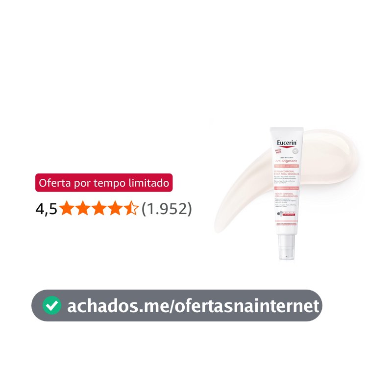 EUCERIN Sérum Corporal Antimanchas Áreas Sensíveis 75ml, Anti-Pigment, Clareador Axilas e Virilha, Thiamidol