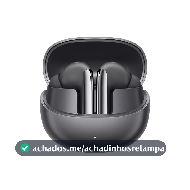 Fones de Ouvido QCY MeloBuds Pro, Fone Bluetooth com Cancelamento de Ruído Ativo, Certificação Hi-Res, 34 Horas De Reprodução, Preto (Black)