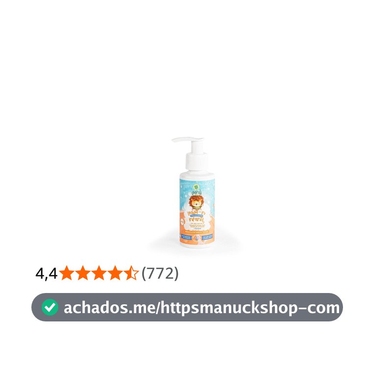 Leave-In Creme de Pentear Vegano Infantil Natural