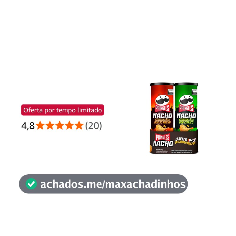 DuoPack Pringles Nacho 200g