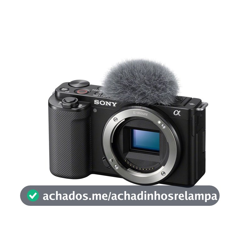 Câmera Sony ZV-E10 Mirrorless 4K (Corpo)