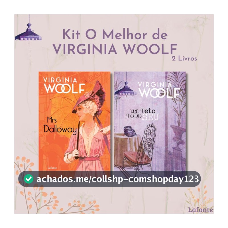 Kit O Melhor de Virgínia Woolf - 2 Volumes