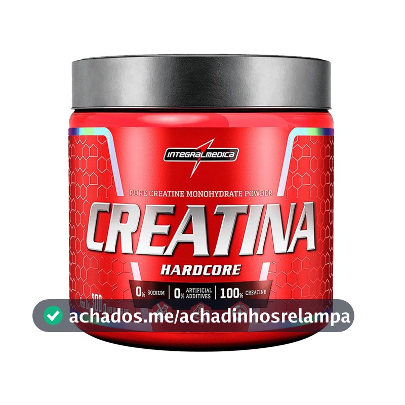 Integralmedica Creatina em Pó Hardcore 100% Pura e Monohidratada 300g