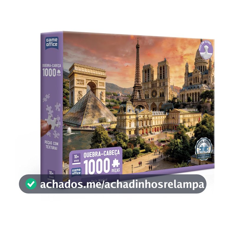 Toyster - Paris Mágica - Quebra-cabeça 1000 Peças - Game Office