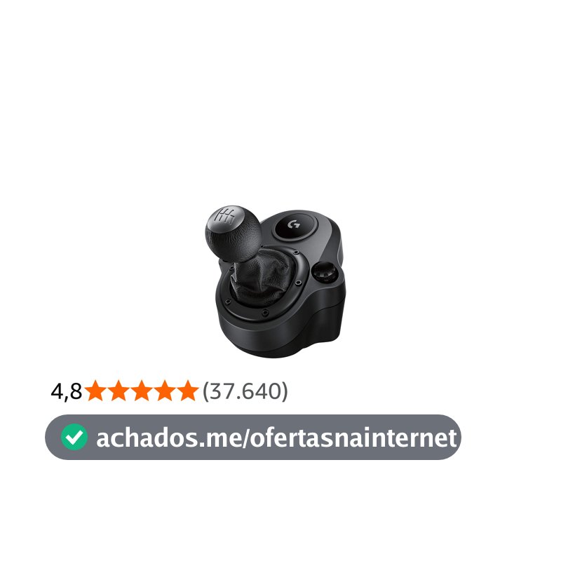 Câmbio Logitech G Driving Force - Compatível com Volantes Logitech G29, G920 e G923 para PS5, PS4, Xbox Series X