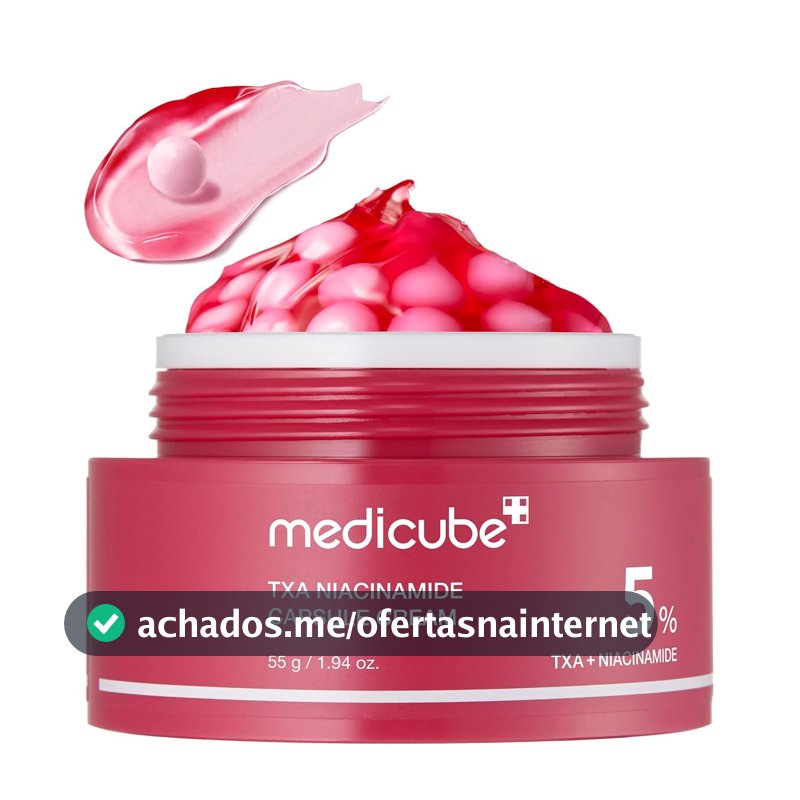 medicube TXA+Creme de cápsula de niacinamida como o próximo passo para cuidados pós-manchas