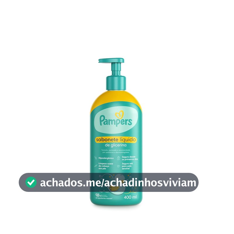 Pampers Sabonete Liquido Glicerina 400ml