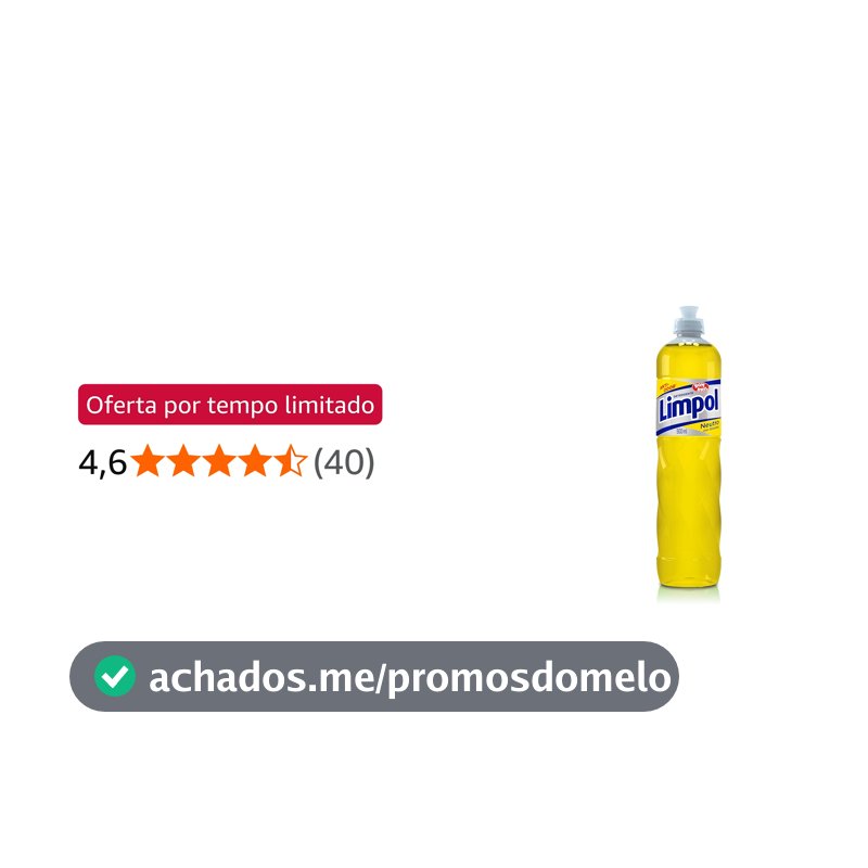 Detergente Neutro 500 ml, Limpol