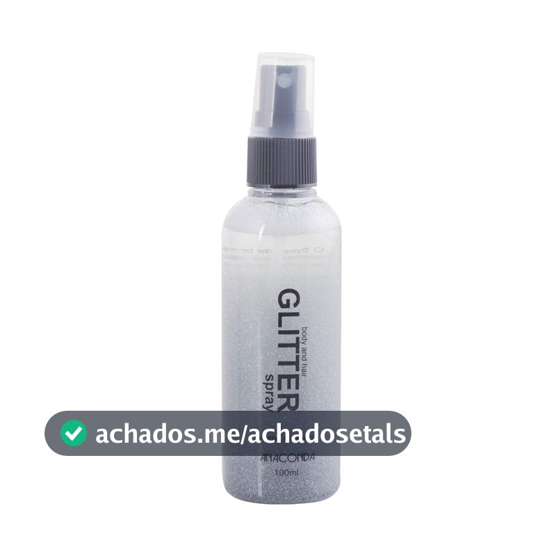 Anaconda Spray Glitter Prata 100 Ml