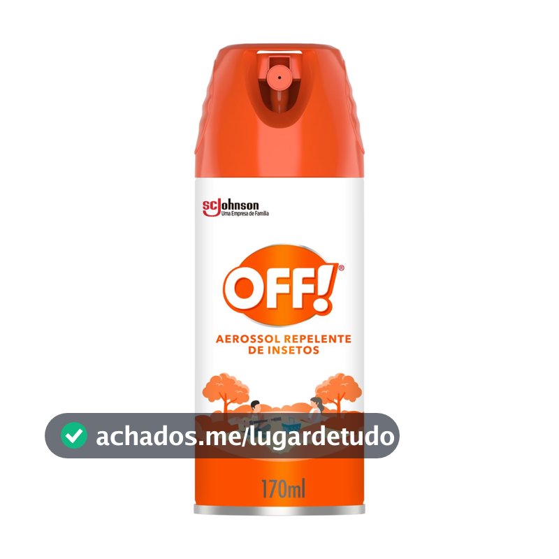 OFF! Family Aerosol Repelente de Insetos e Mosquitos, 170ml