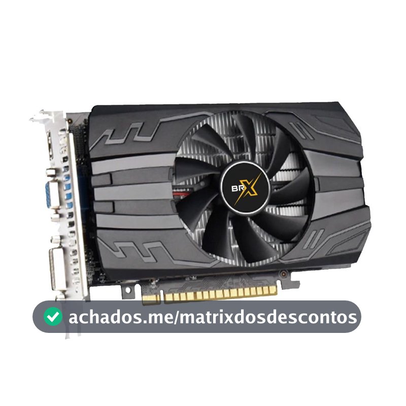 PLACA DE VIDEO BRX GEFORCE GTX 750 4GB DDR5 128 BITS HDMI/VGA/DVI NVIDIA-GTX750-4G-640SP