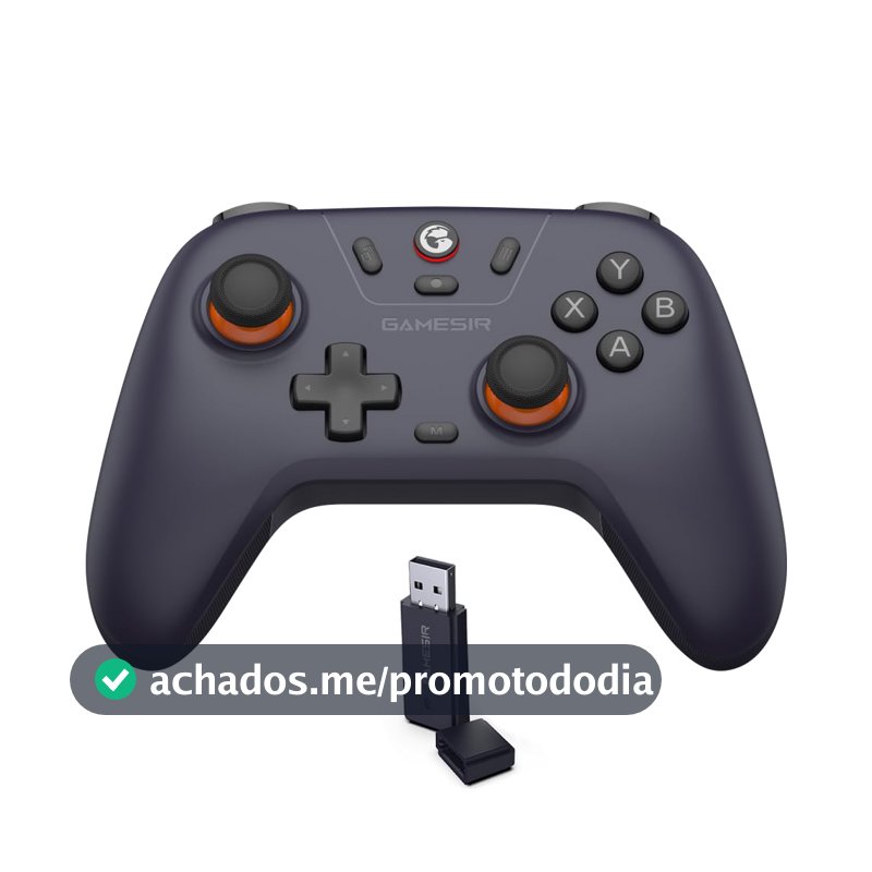 GameSir Nova Lite Controle Bluetooth e Sem Fio 2.4G para PC Windows, Celular Android iPhone, Nintendo Switch e Steam Deck, Gamepad com Hall Effect Anti-Drift, Turbo, Vibração, Dongle USB（roxo escuro)