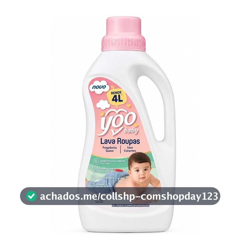 YOO Baby Lava Roupas Líquido 1L para Roupas Delicadas