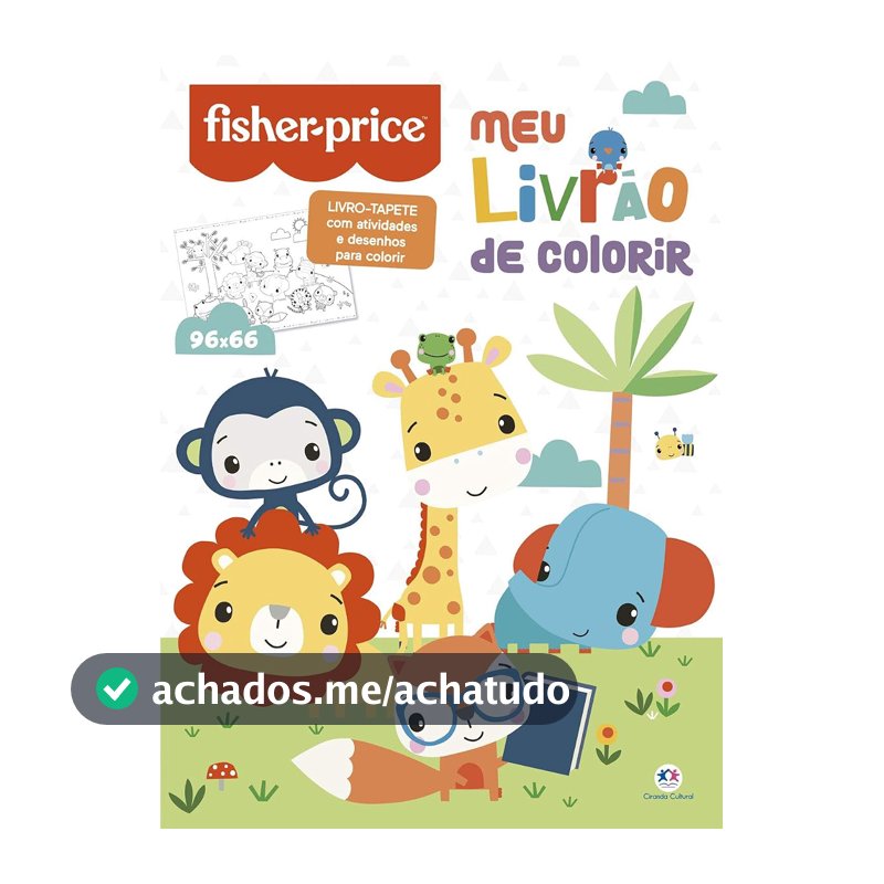 Fisher-Price - Meu livrão de colorir