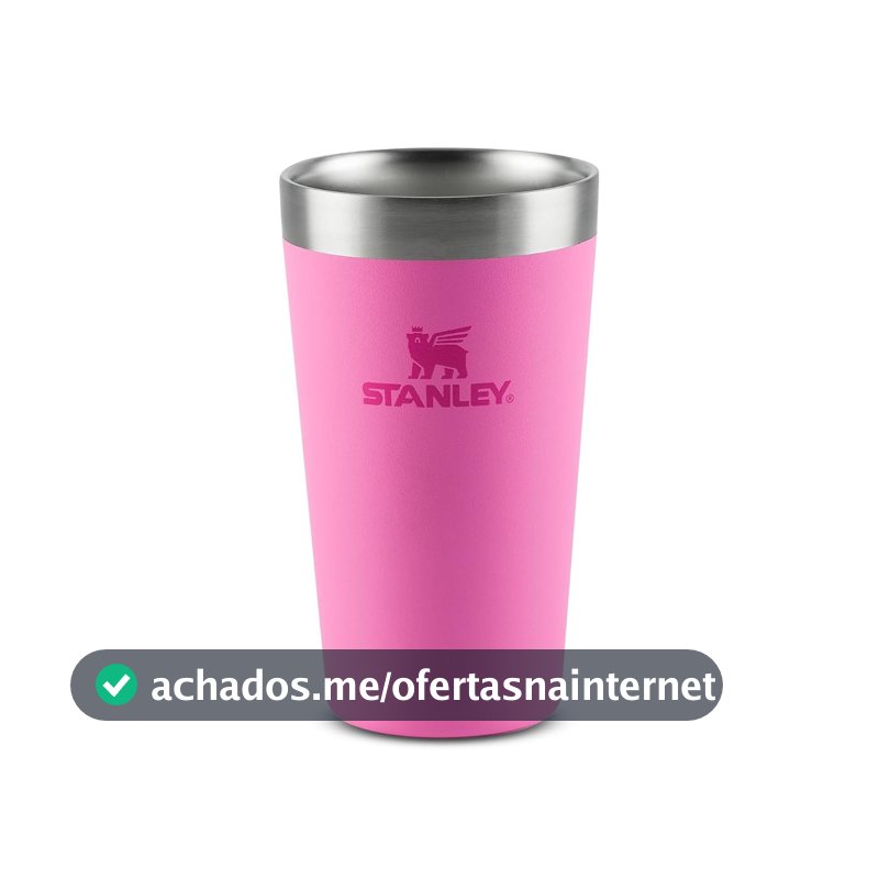Stanley - Copo Térmico Texturizado para Cerveja, 354ml, para Bebidas Quentes ou Frias, Popsicle Pink