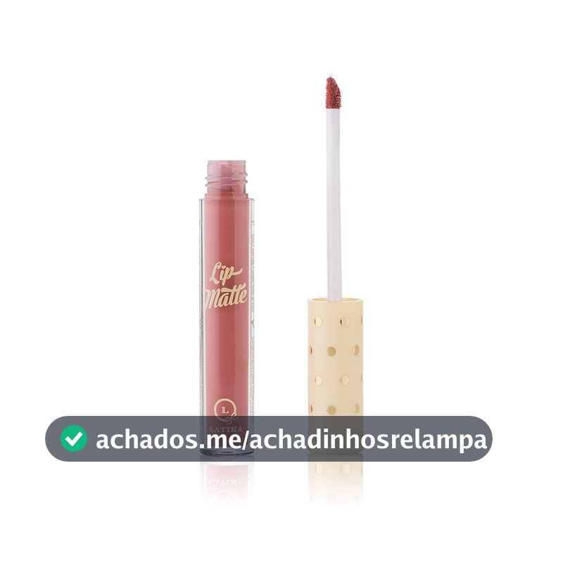 Latika Lip Matte n° 34 batom líquido matte nude de longa duração e alta pigmentação 4ml