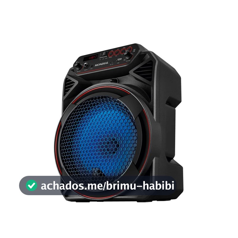 MONDIAL Caixa Amplificada, Preto, 150W RMS, Bivolt - CM-150